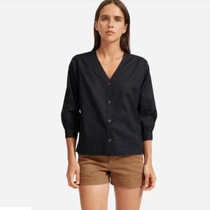 Everlane The Silky Cotton Lantern Top 12